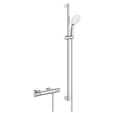 Grohe Grohtherm 1000 Performance Termostatik Duş Bataryası, Krom - 34835001 - Duş Bataryası