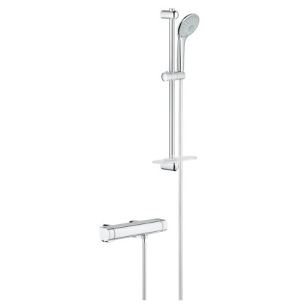 Grohe Grohtherm 2000 Termostatik Duş Bataryası / Duş Seti Dahil, Krom - 34195001 - Duş Bataryası