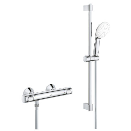 Grohe Grohtherm 500 Termostatik Duş Bataryası, Krom - 34796001 - Duş Bataryası
