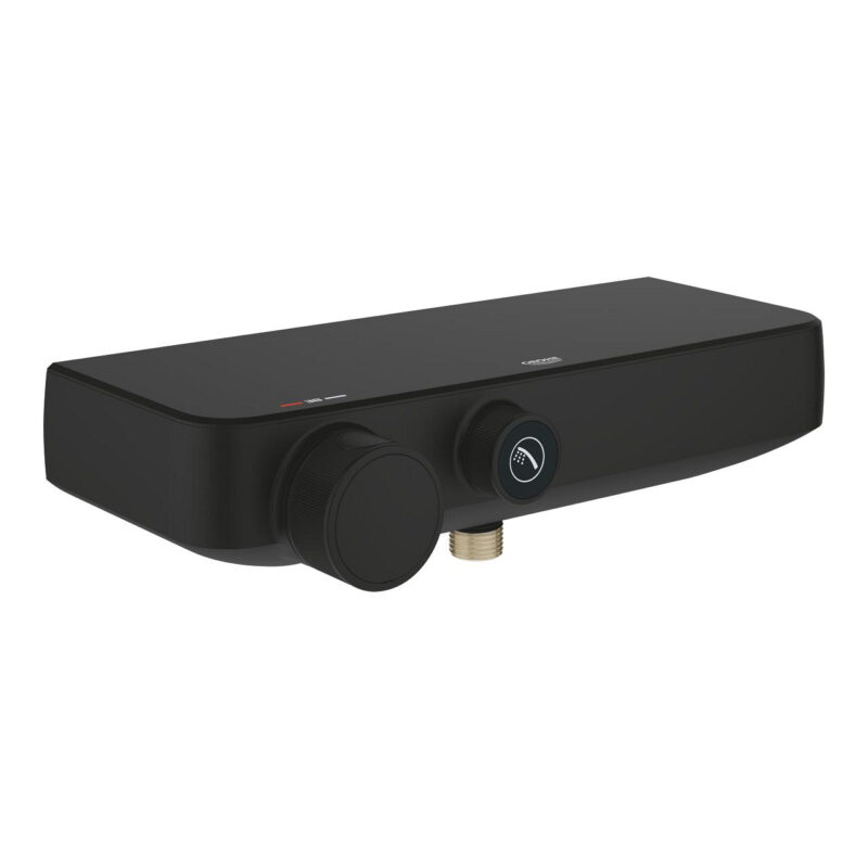 Grohe Grohtherm SmartControl Termostatik Duş Bataryası, Phantom Black - 102169KF00 - Duş Bataryası