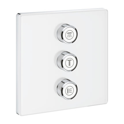 Grohe Grohtherm SmartControl Üç Valfli Akış Kontrollü Kumanda, Ay Beyazı/Krom - 29158LS0 - Banyo Ankastre Ürünleri
