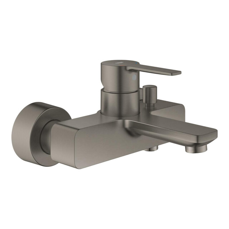 Grohe Lineare Tek Kumandalı Banyo Bataryası, Brushed Hard Graphite - 33849AL1 - Banyo Bataryası