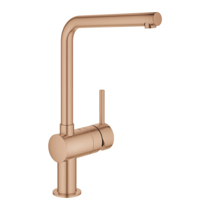 Grohe Minta Tek Kumandalı Eviye Bataryası, Brushed Warm Sunset - 31375DL0 - Mutfak Eviye Bataryası