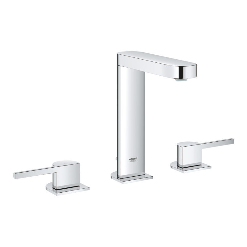 Grohe Plus 3 Delikli Lavabo Bataryası 1/2″ M-Boyut, Krom - 20301003 - Üç Delikli Lavabo Bataryası