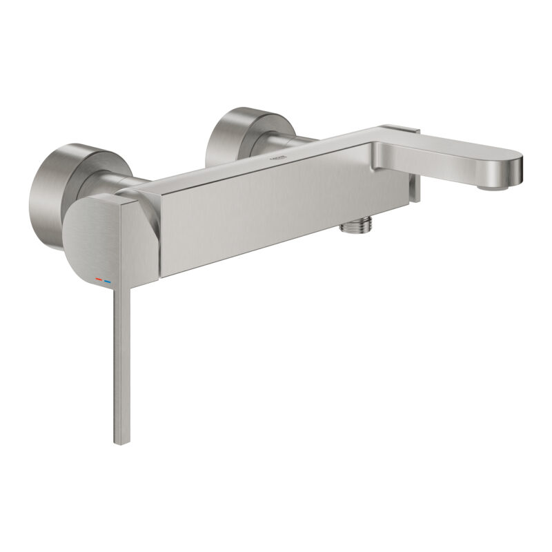 Grohe Plus Tek Kumandalı Banyo Bataryası, Paslanmaz Çelik - 33553DC3 - Banyo Bataryası