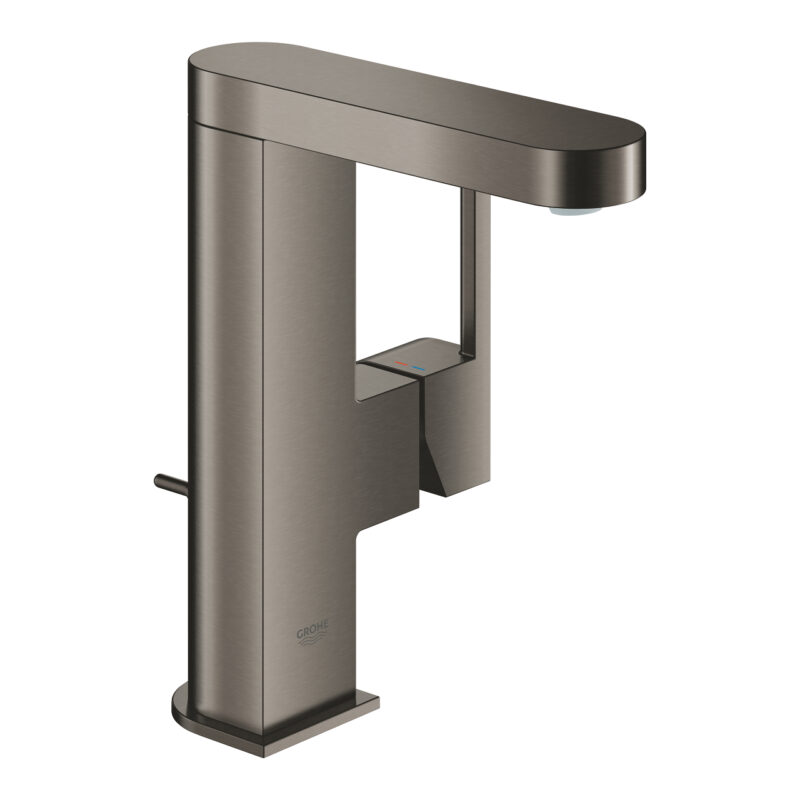 Grohe Plus Tek Kumandalı Lavabo Bataryası M-Boyut, Brushed Hard Graphite - 23871AL3 - Lavabo Bataryası