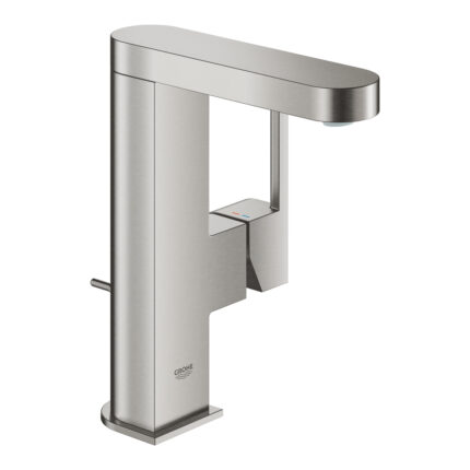 Grohe Plus Tek Kumandalı Lavabo Bataryası M-Boyut, Paslanmaz Çelik - 23871DC3 - Lavabo Bataryası