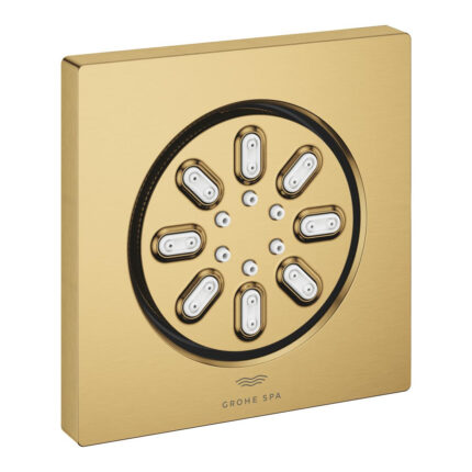 Grohe Rainshower Aqua Body Spray Cube 2 Spray, Brushed Cool Sunrise - 26802GN0 - Tepe Duşları