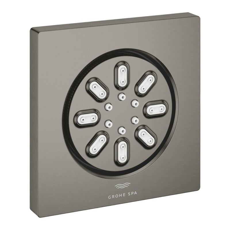 Grohe Rainshower Aqua Body Spray Cube 2 Spray, Brushed Hard Graphite - 26802AL0 - Tepe Duşları