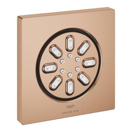 Grohe Rainshower Aqua Body Spray Cube 2 Spray, Brushed Warm Sunset - 26802DL0 - Tepe Duşları