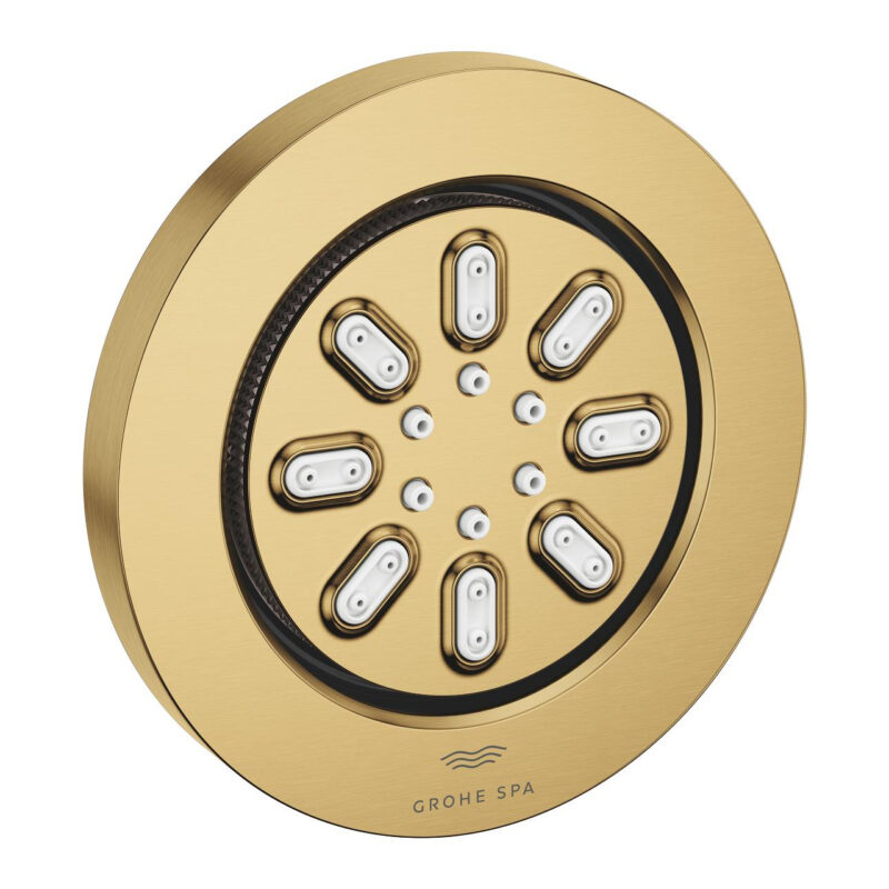 Grohe Rainshower Aqua Body Spray Round 2 Spray, Brushed Cool Sunrise - 26801GN0 - Tepe Duşları