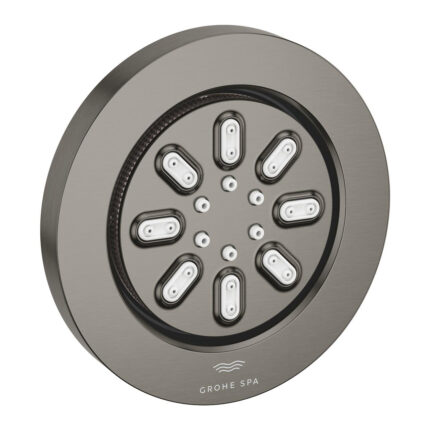 Grohe Rainshower Aqua Body Spray Round 2 Spray, Brushed Hard Graphite - 26801AL0 - Tepe Duşları