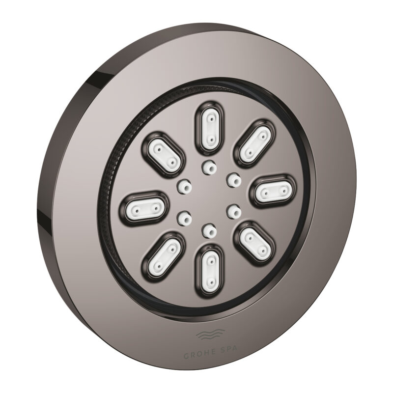 Grohe Rainshower Aqua Body Spray Round 2 Spray, Hard Graphite - 26801A00 - Tepe Duşları