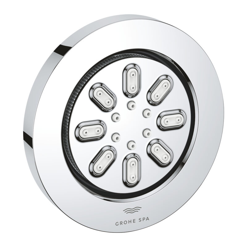 Grohe Rainshower Aqua Body Spray Round 2 Spray, Krom - 26801000 - Tepe Duşları