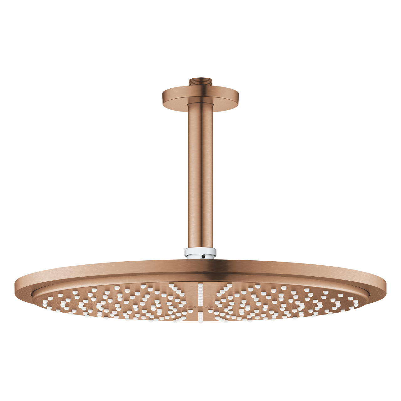 grohe rainshower cosmopolitan 310 tepe dusu seti 142 mm tek akisli brushed warm sunset 26067DL0 Grohe Rainshower Cosmopolitan 310 Tepe Duşu Seti 142 mm, Tek Akışlı, Brushed Warm Sunset - 26067DL0 - Tepe Duşları