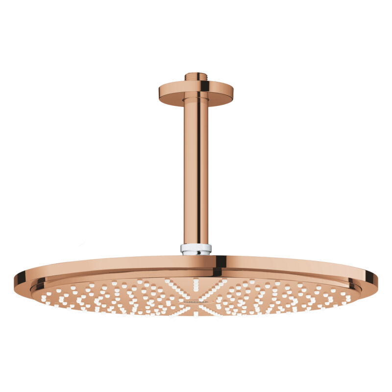 Grohe Rainshower Cosmopolitan 310 Tepe Duşu Seti 142 mm, Tek Akışlı, Warm Sunset - 26067DA0 - Tepe Duşları