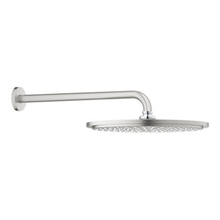 Grohe Rainshower Cosmopolitan 310 Tepe Duşu Seti 380 mm, Tek Akışlı, Paslanmaz Çelik - 26066DC0 - Tepe Duşları