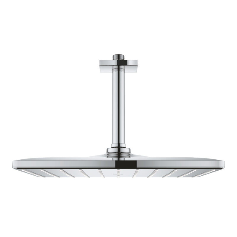 Grohe Rainshower Mono 310 Cube Tepe Duşu Seti 142 mm, Tek Akışlı, Krom - 26565000 - Tepe Duşları