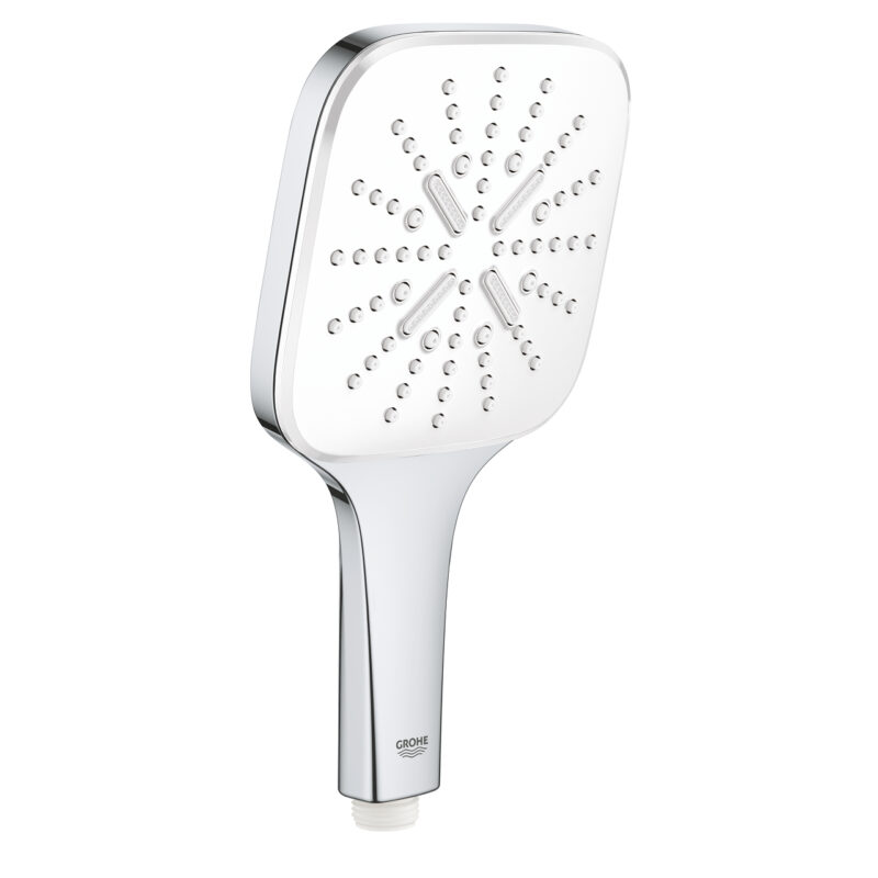 Grohe Rainshower SmartActive 130 Cube El Duşu 3 Akışlı, Ay Beyazı - 26582LS0 - El Duşu