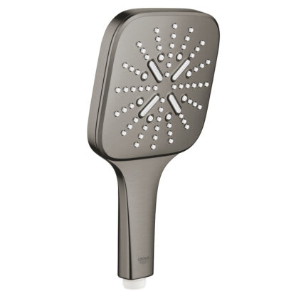 Grohe Rainshower SmartActive 130 Cube El Duşu 3 Akışlı, Brushed Hard Graphite - 26582AL0 - El Duşu