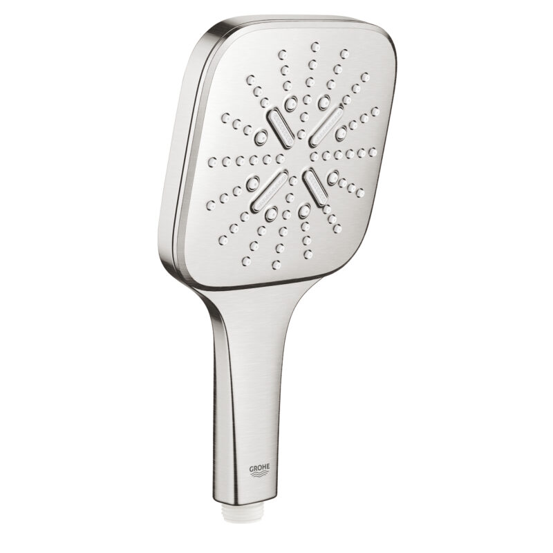 Grohe Rainshower SmartActive 130 Cube El Duşu 3 Akışlı, Paslanmaz Çelik - 26582DC0 - El Duşu