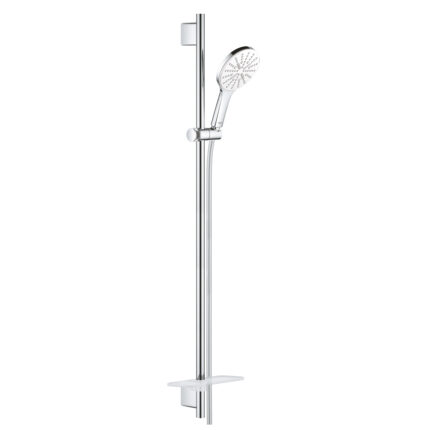 Grohe Rainshower SmartActive 130 Sürgülü Duş Seti 3 Akışlı, Ay Beyazı - 26579LS0 - Sürgülü Duş Setleri