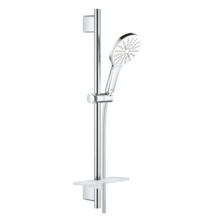 Grohe Rainshower SmartActive 130 Sürgülü Duş Seti 3 Akışlı, Ay Beyazı - 26577LS0 - Sürgülü Duş Setleri