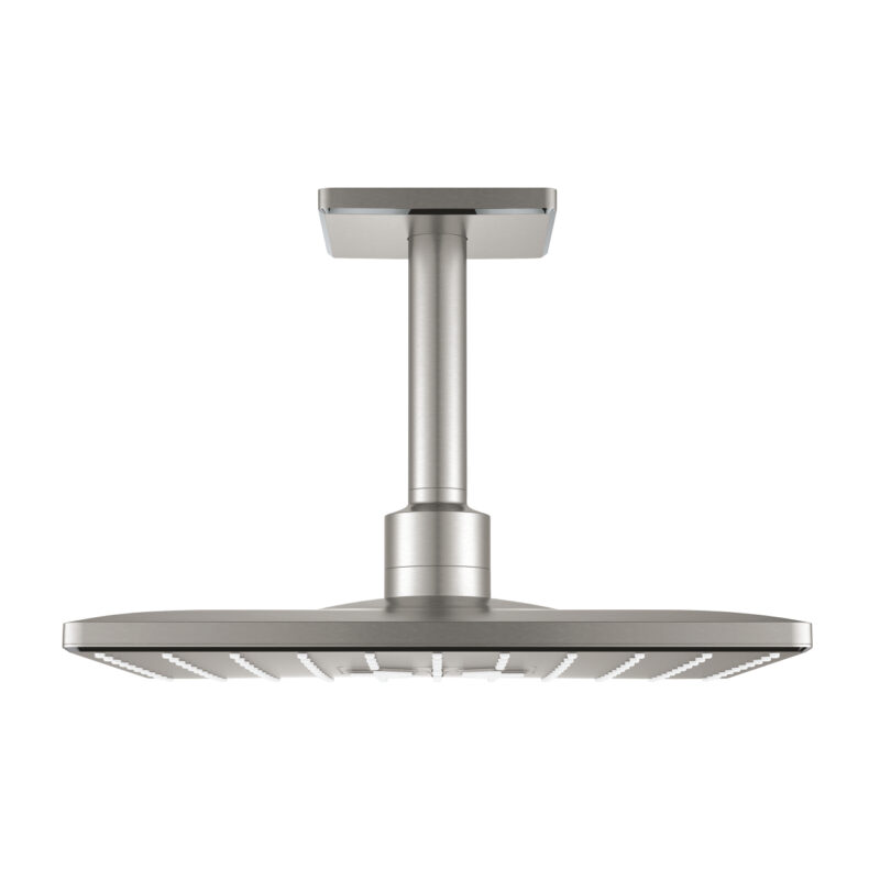 Grohe Rainshower SmartActive 310 Cube Tepe Duşu Seti 142 mm, 2 Akışlı, Paslanmaz Çelik - 26481DC0 - Tepe Duşları