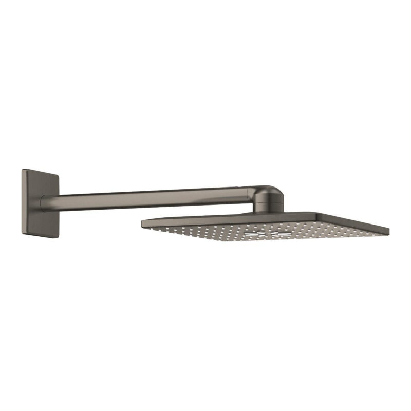 Grohe Rainshower SmartActive 310 Cube Tepe Duşu Seti 430 mm, 2 Akışlı, Brushed Hard Graphite - 26479AL0 - Tepe Duşları