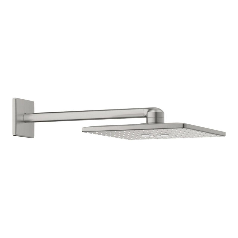 Grohe Rainshower SmartActive 310 Cube Tepe Duşu Seti 430 mm, 2 Akışlı, Paslanmaz Çelik - 26479DC0 - Tepe Duşları