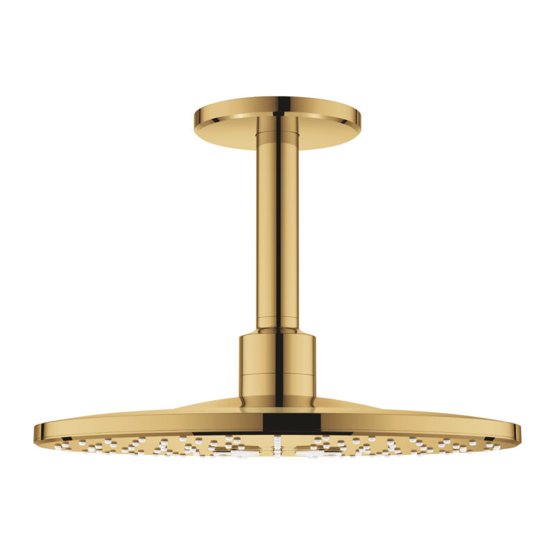 Grohe Rainshower SmartActive 310 Tepe Duşu Seti 142 mm, 2 Akışlı, Cool Sunrise - 26477GL0 - Tepe Duşları