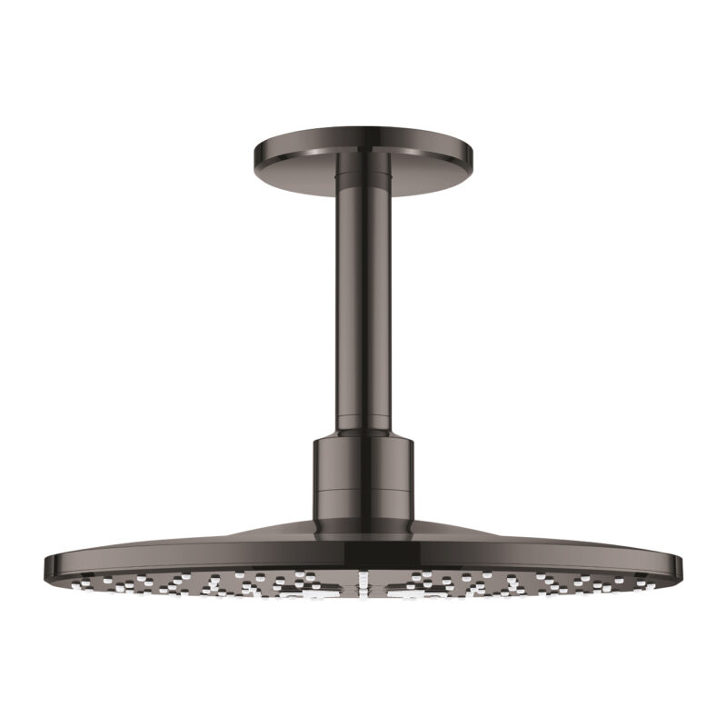 Grohe Rainshower SmartActive 310 Tepe Duşu Seti 142 mm, 2 Akışlı, Hard Graphite - 26477A00 - Tepe Duşları