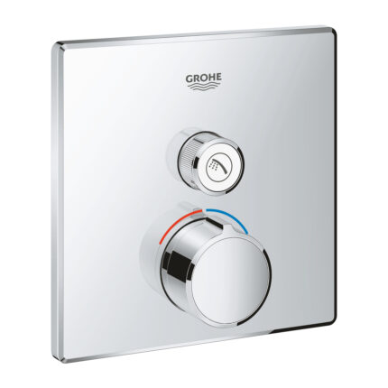 Grohe SmartControl Tek Valfli Akış Kontrollü Ankastre Duş Bataryası, Krom - 29147000 - Ankastre Duş Bataryası