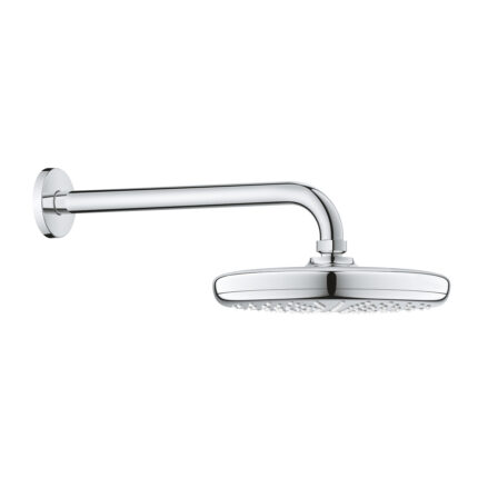 Grohe Tempesta 210 Tek Akışlı Tepe Duşu Seti 286 mm, Krom - 26412000 - Tepe Duşları