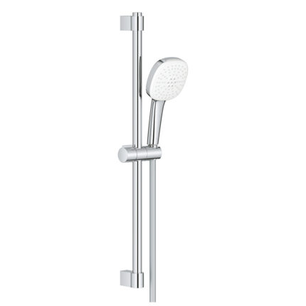 Grohe Tempesta Cube 110 Sürgülü Duş Seti 2 Akışlı, Krom - 2757830E - Sürgülü Duş Setleri