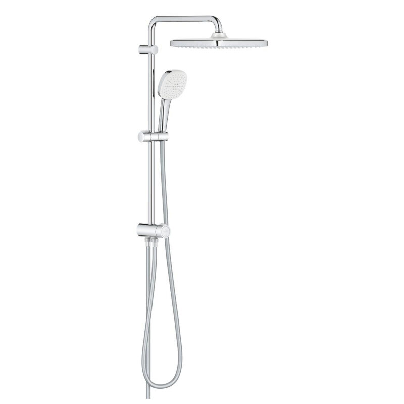 Grohe Tempesta System 250 Cube Duvar Bağlantılı, Divertörlü Duş Sistemi, Krom - 26976001 - Duş Paneli ve Kolonu, Duş Setleri