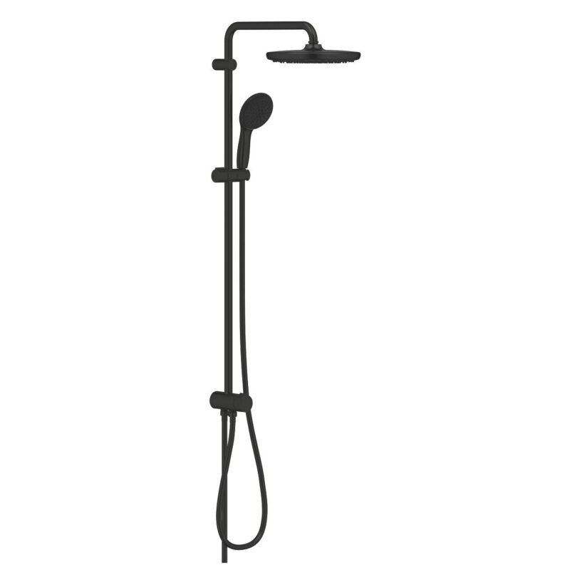 Grohe Tempesta System 250 Duvar Bağlantılı, Divertörlü Duş Sistemi, Mat Siyah - 269792431 - Duş Paneli ve Kolonu, Duş Setleri