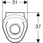 Geberit Preda Susuz Pisuvar - Görsel 4