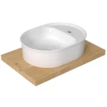 Serel Yuvarlak Çanak Lavabo (46x36)