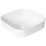 Serel Nita Köşeli Mınımal Batarya Deliksiz Lavabo (46x46 cm)