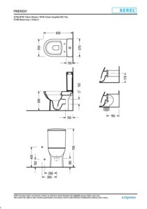 Serel Friendly Kanalsız Yarı Btw Klozet (60x35,5) - Görsel 2