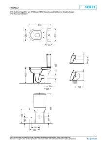 Serel Bedensel Engelli Btw Klozet Set (6745+6748) - Görsel 2