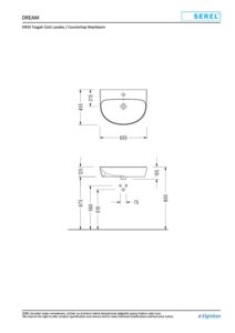 Serel Dream Lavabo (45x60) - Görsel 2