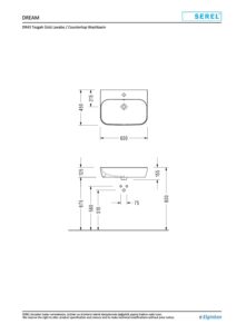 Serel Dream Lavabo (45x60) - Görsel 2