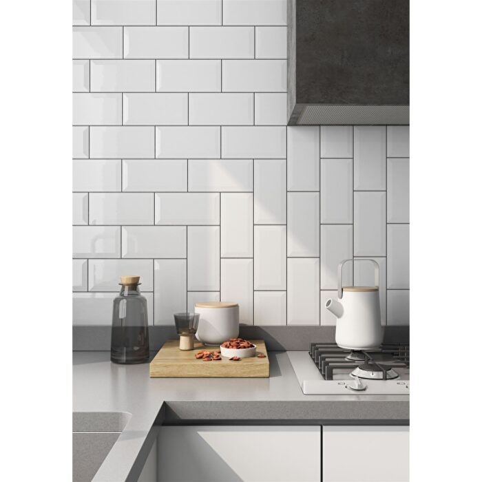 VitrA 10x20, miniworx, metro, Fon, Beyaz, RAL 9016 Beyaz - Görsel 4