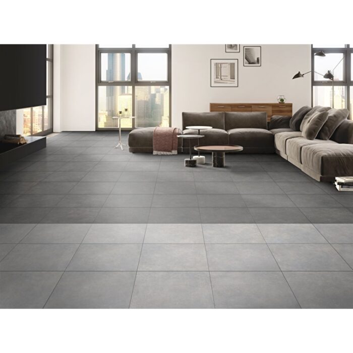 VitrA 60x60, Urbancrete, Fon, Koyu Gri, R9 - Görsel 2