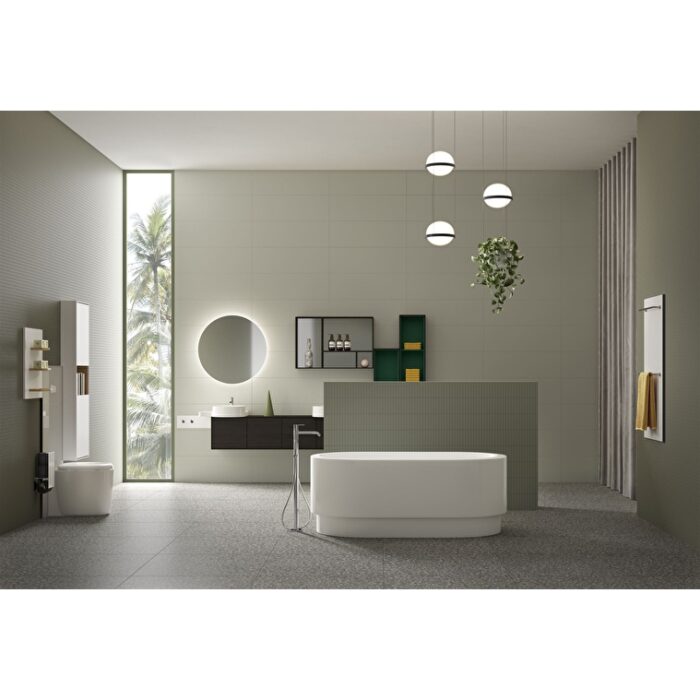 VitrA 2.5x15, mode, Kesme Mozaik, Yosun Gri - Görsel 2