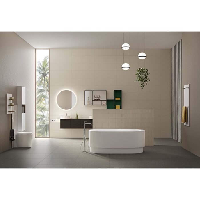 VitrA 2.5x15, mode, Kesme Mozaik, Kil Bej - Görsel 2