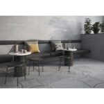 VitrA 60x60, Beton-X, Dekor, Dekor, Açık Gri, R10B - Görsel 2