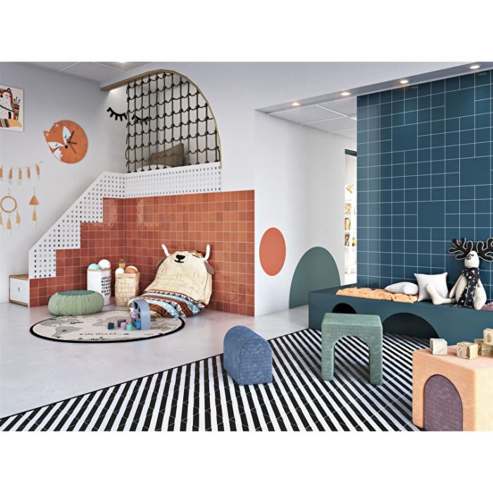 VitrA 10x10, retromix, Fileli Fon, Terra Rossa - Görsel 3